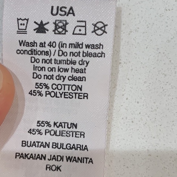 New Look (UK) Mini Skirt, Argyle/Diamond, Black & White, Zippers, (Size US 6) - Picture 7 of 7